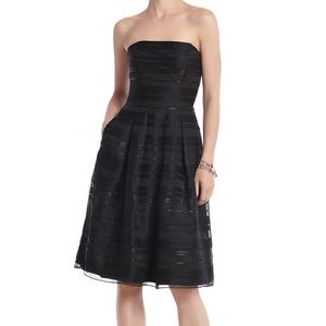 White House Black Market - Strapless Organza Dress